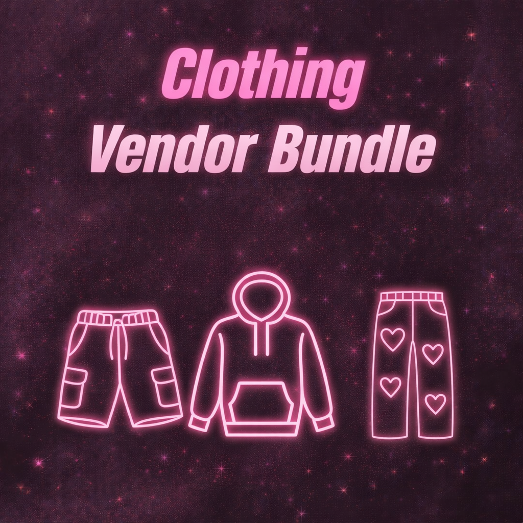 Clothing Vendor Bundle *PASSING*